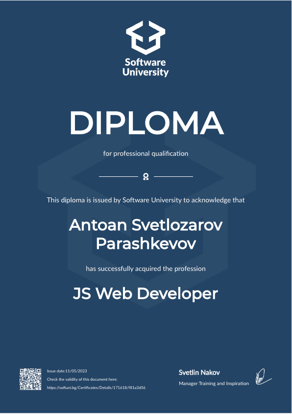 Diploma Software Engineer
